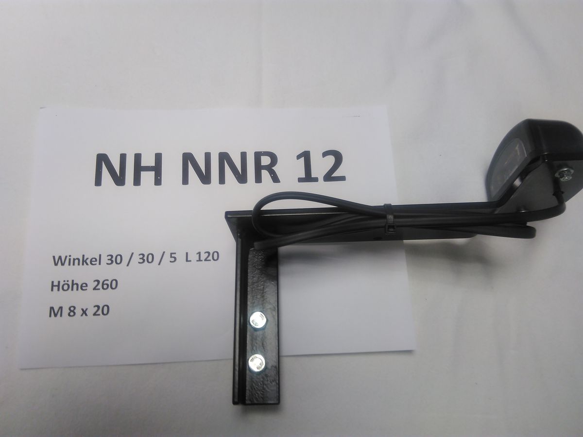 Nummernschild - Halterung - für Nissan Navara 05-, Rohr-Stossstange