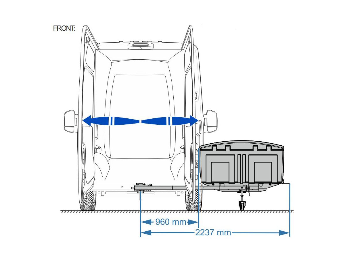 TowBox Camper V3 Urban - maximale Nutzlast 50kg